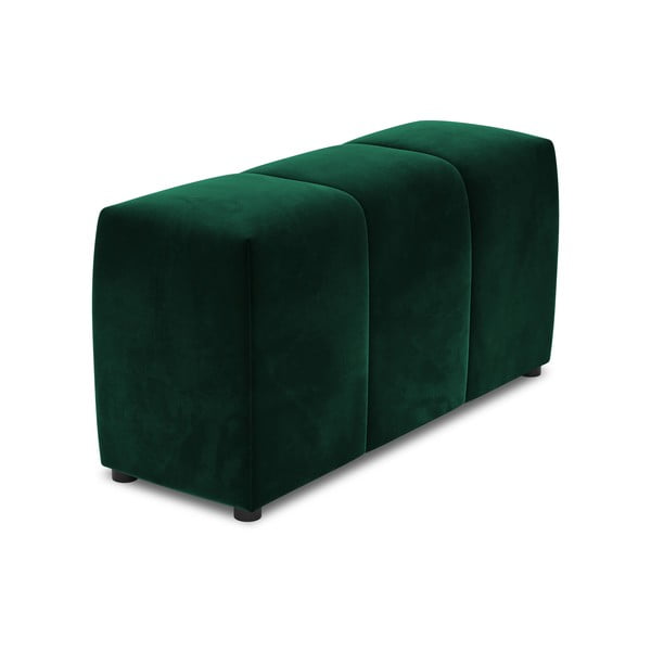 Cotieră pentru canapea modulară verde cu tapițerie din catifea Rome Velvet - Cosmopolitan Design