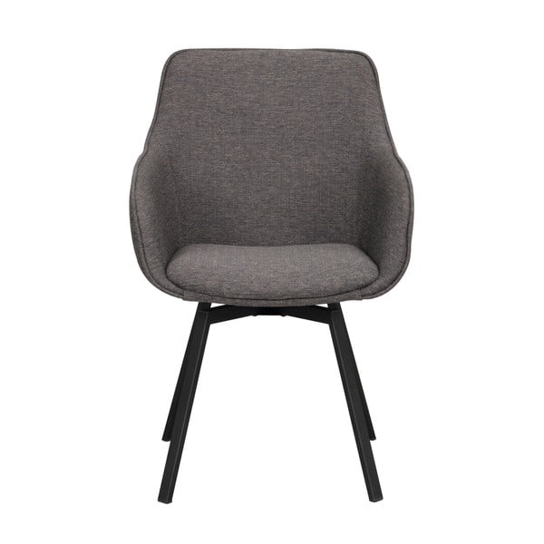 Set de scaune de sufragerie gri 2 buc. tapițat Alison – Rowico-image-2