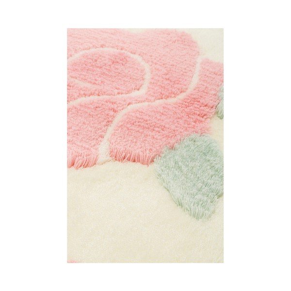 Set 3 covoare de baie Rose Dot Ecru-image-2