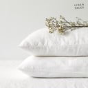 Față de pernă din in 80x80 cm White – Linen Tales