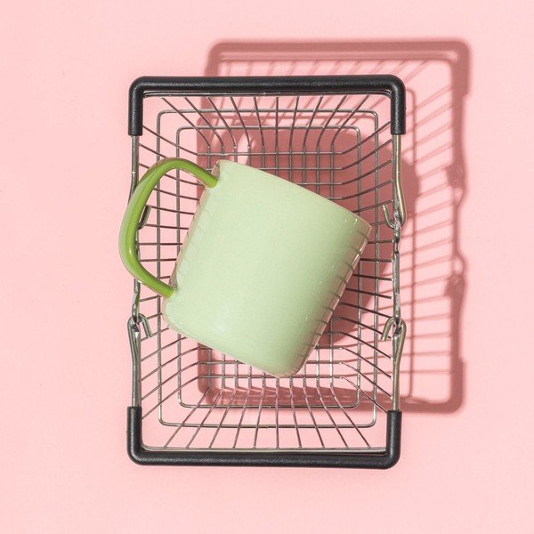 Cană verde new bone china 370 ml Mae – ONA-image-1
