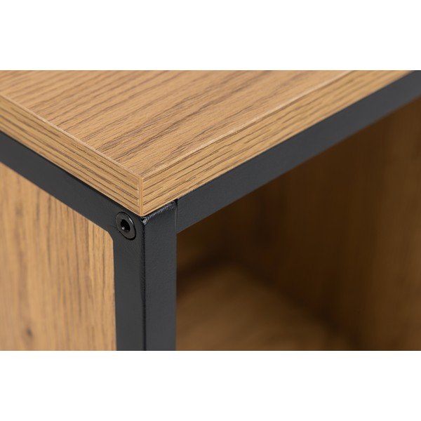 Bibliotecă   cu aspect de lemn de stejar 77x79,5 cm Swindon – Actona-image-1