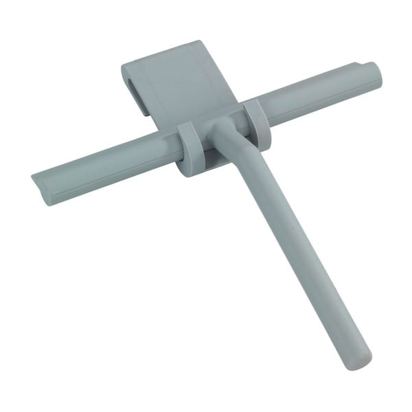 Racletă din silicon pentru duș Wenko Mola, gri-image-2