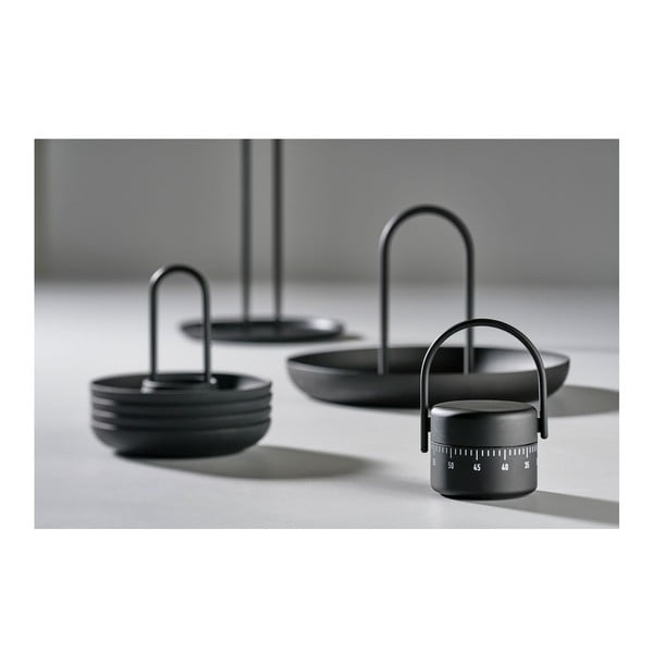 Minutar de bucătărie Zone Singles, negru-image-1