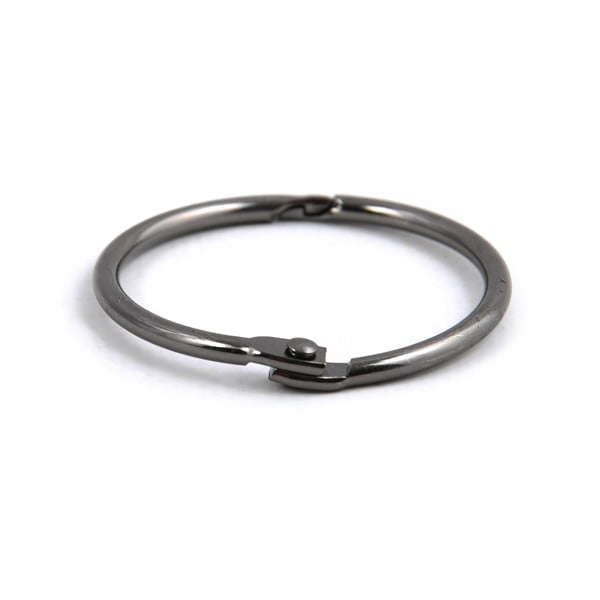 Inele pentru perdea de duș negru-mat 12 buc. Ringo Small – Spirella-image-4