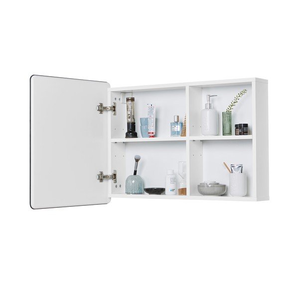 Dulap de baie alb suspendat/cu oglindă 80x58 cm Color Bath – Tom Tailor-image-4