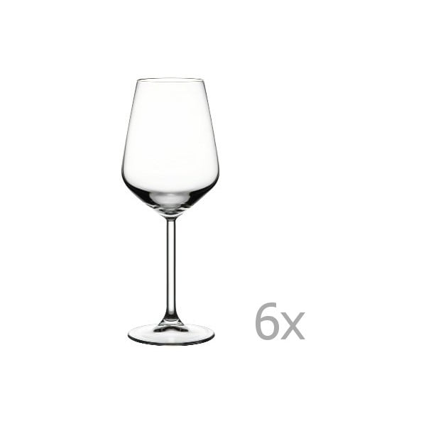 Set 6 pahare pentru vin Paşabahçe Wine with Me, 350 ml