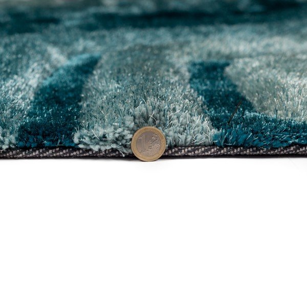 Covor Flair Rugs Hexagon Duck, 160 x 230 cm, albastru-verde-image-3