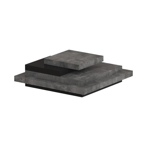 Măsuță de cafea gri cu aspect de beton 110x110 cm Slate - TemaHome-image-1