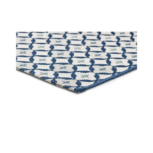 Covor Universal Slate, 80 x 150 cm, albastru - alb-image-1