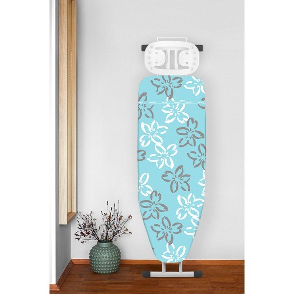 Husă din bumbac pentru masa de călcat Wenko Flowers M, albastru-image-1