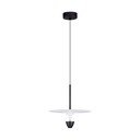 Lustră negru-mat LED din aluminiu ø 34 cm Topio – Nova Luce