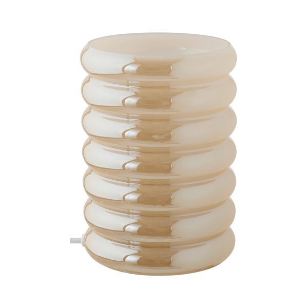 Veioză crem din sticlă (înălțime 16 cm) Apelqvist – Jotex