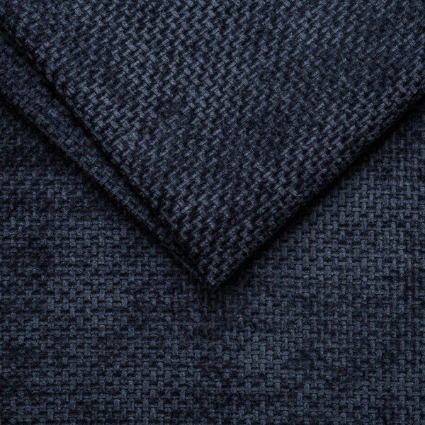 Colțar albastru închis cu tapițerie din chenille (cu colț pe partea stângă/cu șezlong) Treno – Cosmopolitan Design-image-4