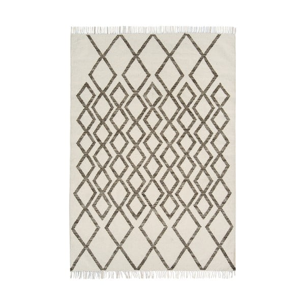 Covor Asiatic Carpets Hackney Diamond, 120 x 170 cm, bej-gri