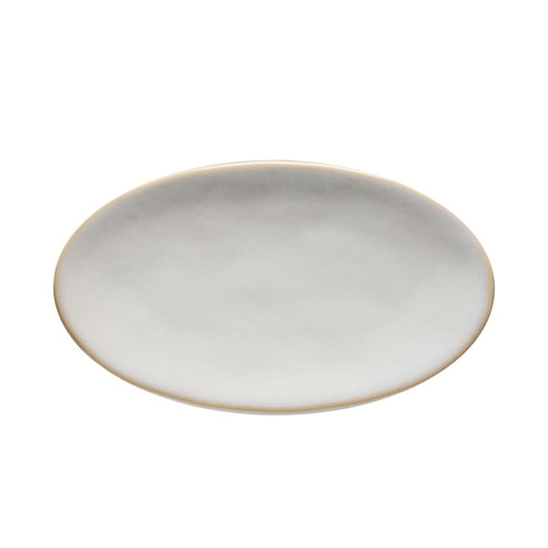 Platou din gresie ceramică Costa Nova Roda, 22 x 12,7 cm, alb