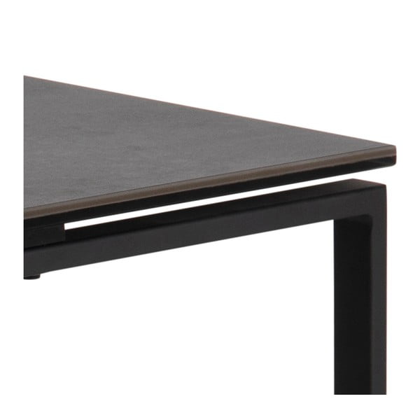 Set 3 mese de cafea cu picioare din fier Actona Katrine, negru-image-4