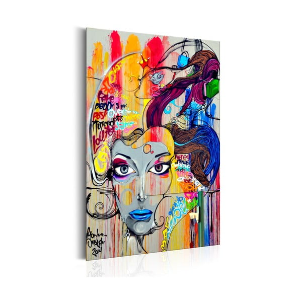Tablou metalic Bimago Modern World-image-1