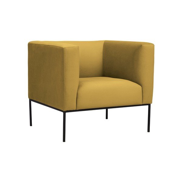 Fotoliu Windsor & Co Sofas Neptune, galben-image-1