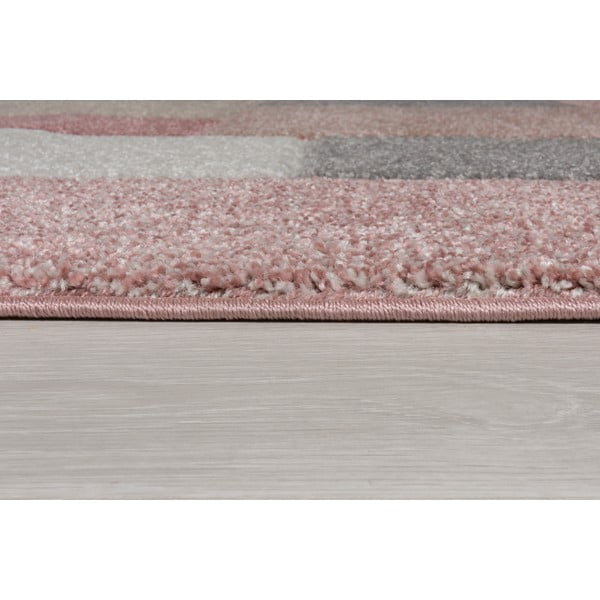 Covor Flair Rugs Cosmos, 80x150 cm, roz-gri-image-3