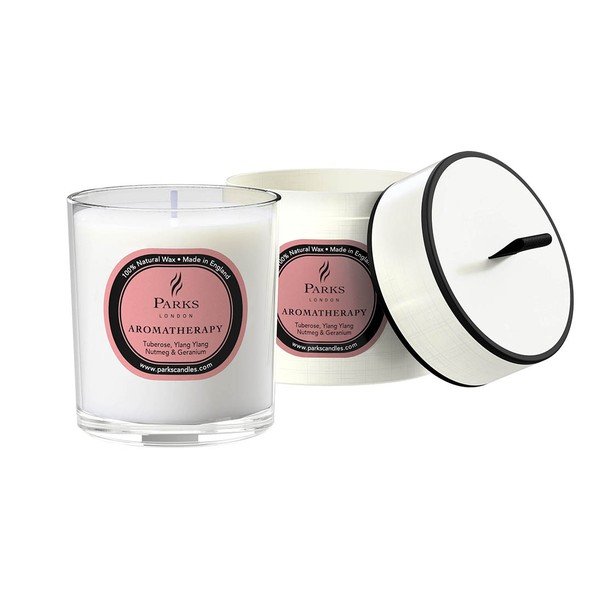 Lumânare parfumată Parks Candles London Aromatherapy, aromă de ylang ylang, durată ardere 50 ore-image-1