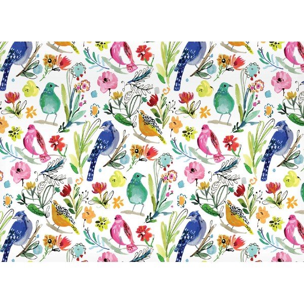 Hârtii de împachetat 5 buc. 69,5x48,5 cm Blue Bird Life – Roger la Borde-image-1