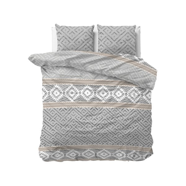 Lenjerie de pat din bumbac satinat, pentru pat dublu DH Dreamhouse Satin Reckzo, 200 x 200 cm