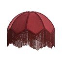 Abajur burgundy ø 35 cm Malacia – Light & Living
