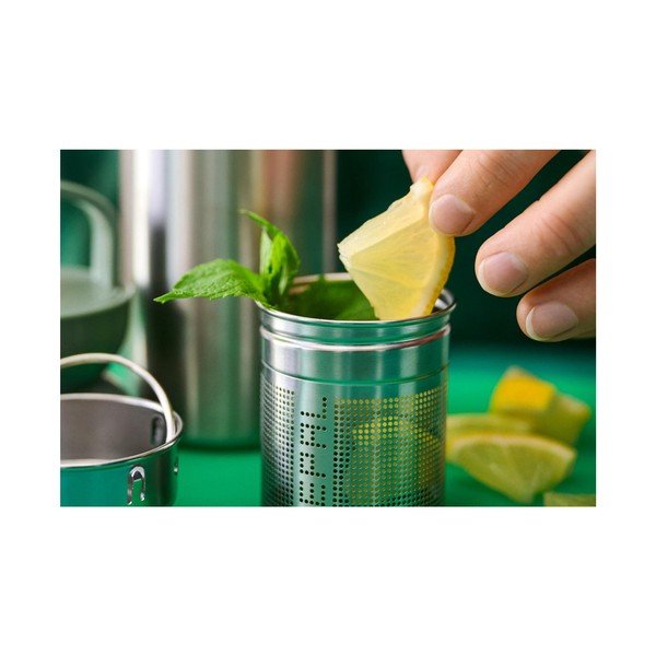 Sticlă termică argintie/verde salvie din oțel inoxidabil 500 ml Ellipse – Mepal-image-4