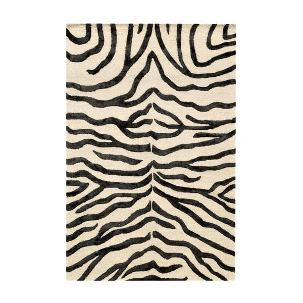 Covor Bakero Zebra Black, 122 x 183 cm
