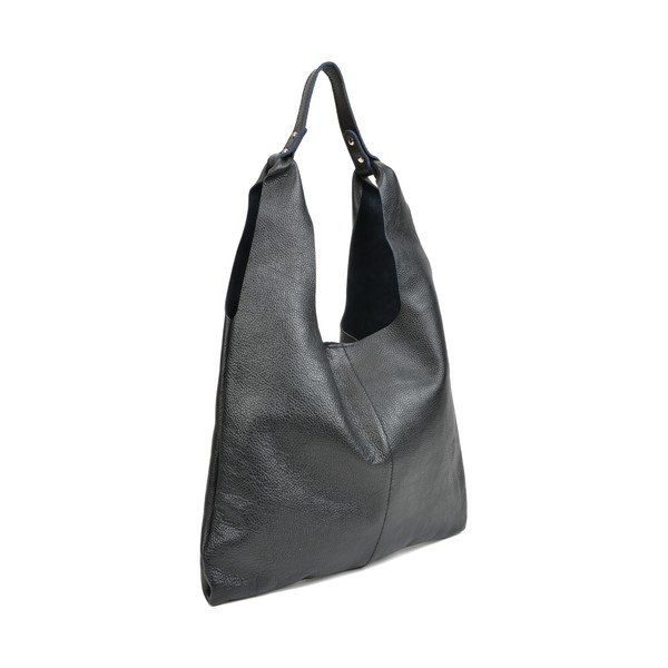 Geantă din piele Sofia Cardoni Hobo, negru-image-1