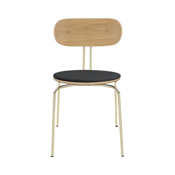 Scaun de dining gri antracit/auriu Curious – UMAGE-image-2