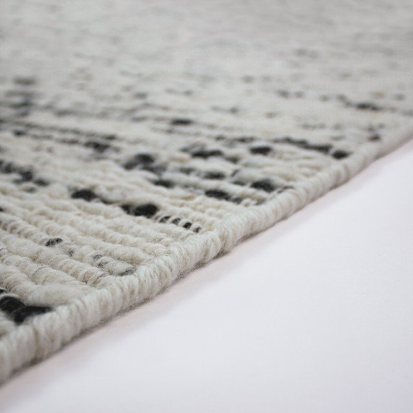 Covor gri/fildeș țesut manual din lână 160x230 cm Ellsa  – Flair Rugs-image-4