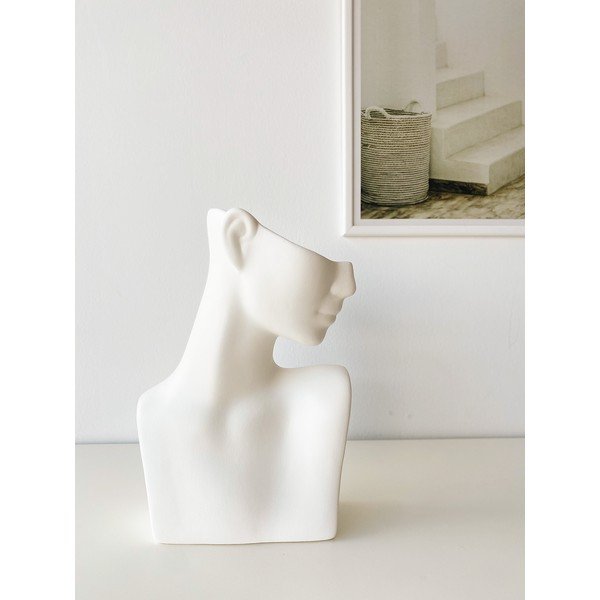 Statuetă din ceramică Rulina Arcturus, alb-image-1