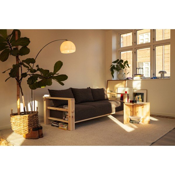 Canapea gri închis 225 cm Bare – Karup-image-1