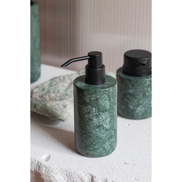 Dozator de săpun lichid verde închis din marmură 200 ml Marble – Mette Ditmer Denmark-image-1