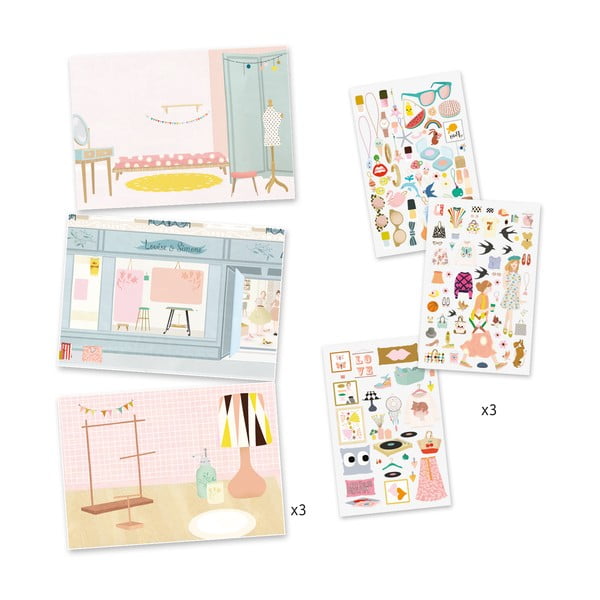Set imagini pentru copii Djeco Fashion Designer-image-2