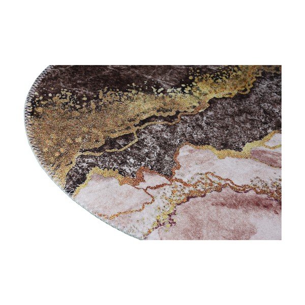 Covor maro/auriu lavabil 120x180 cm – Vitaus-image-2