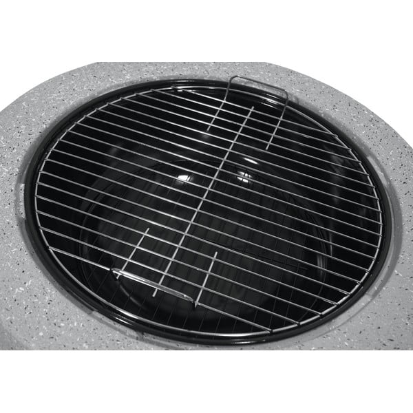 Șemineu/grătar din piatră arsă Cattara La Palma, gri-image-3