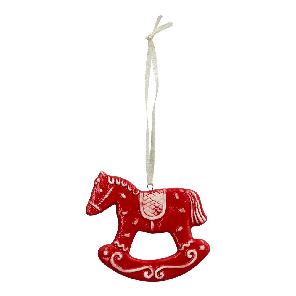 Ornament de Crăciun din ceramică 10 cm Vinterby – Dakls