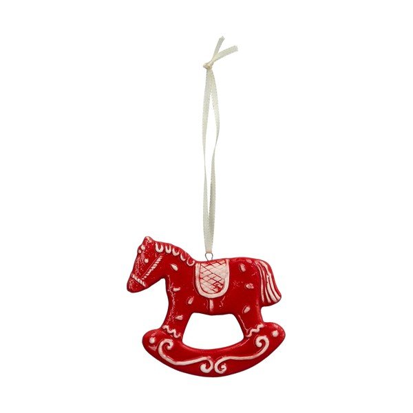 Ornament de Crăciun din ceramică 10 cm Vinterby – Dakls
