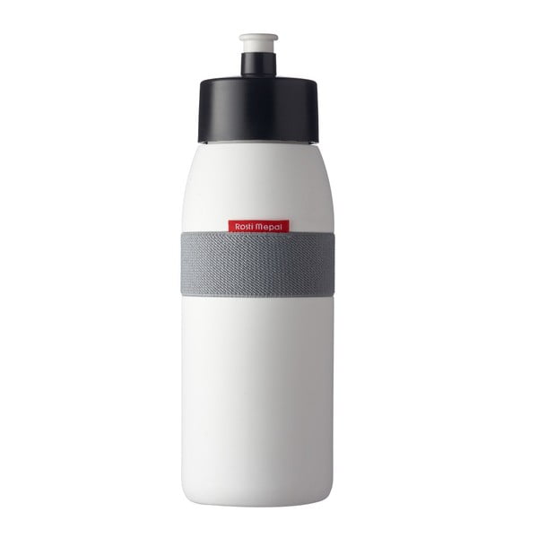 Sticlă pentru apă Rosti Mepal Ellipse Sports, 500 ml, alb