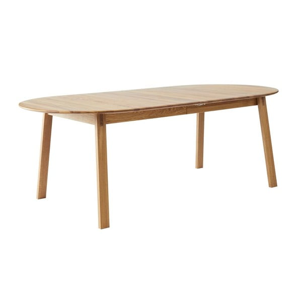 Masă de dining în culoare naturală extensibilă din lemn de stejar 100x220 cm Amalfi – Hammel Furniture