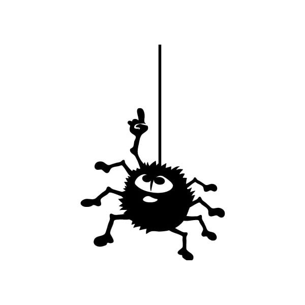 Autocolant Ambiance Hanging Spider-image-1