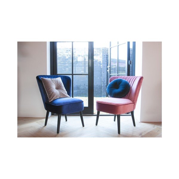 Pernă din bumbac PT LIVING, 45 cm, albastru-image-2