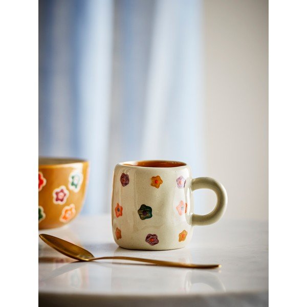 Cană pentru copii bej din gresie 130 ml Addy – Bloomingville Mini-image-1