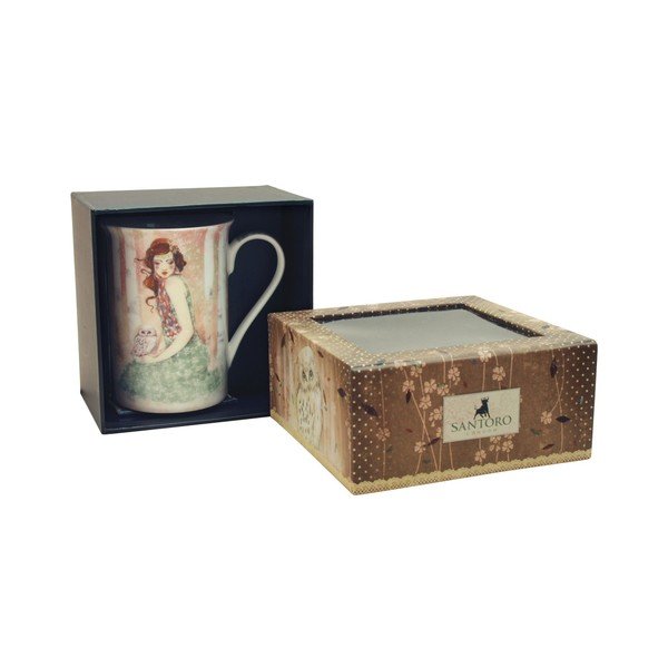 Cană din porțelan Santoro London Willow Mademoiselle Snow-image-4