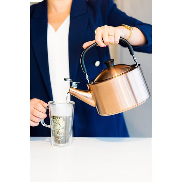 Ceainic arămiu din oțel inoxidabil 1,5 l Diamante – Vialli Design-image-3