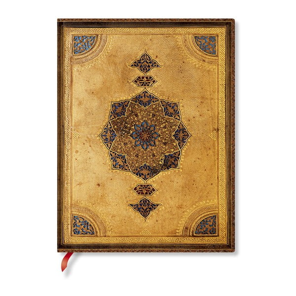 Caiet cu copertă moale Paperblanks Safavid, 18 x 23 cm
