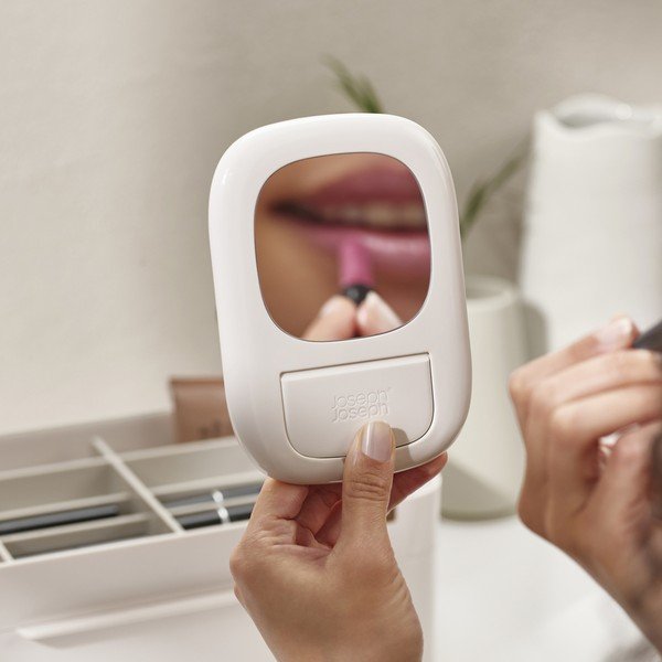 Organizator de baie bej pentru cosmetice din plastic Viva – Joseph Joseph-image-4